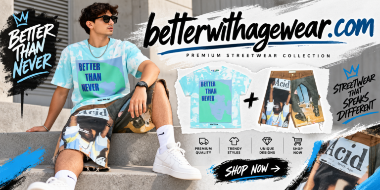 Better With Age Wear Streetwear Shop Trendy Tees & Shorts