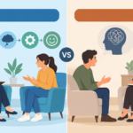 CBT vs Talk Therapy Infographic