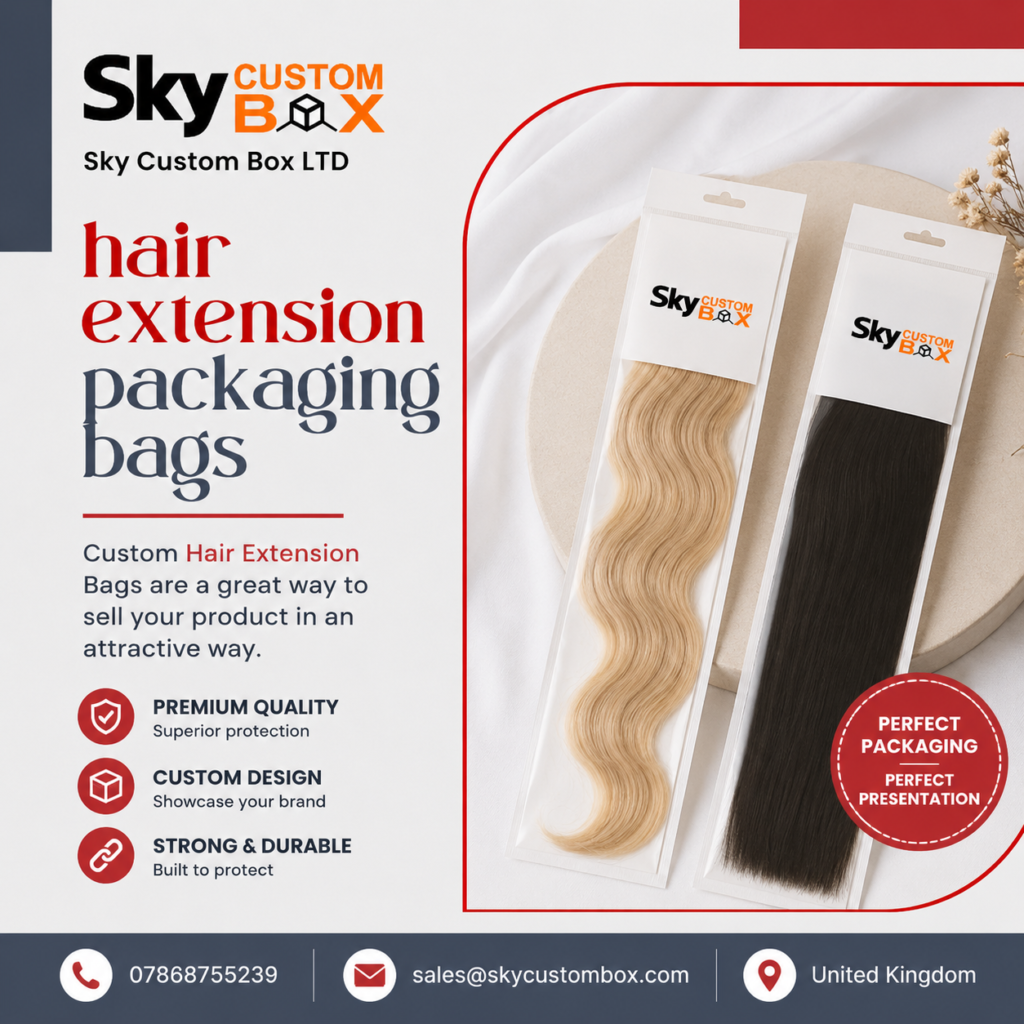 plastic hair extension bags