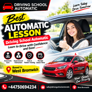 Driving school automatic wednesbury West Bromwich