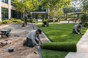 Commercial Turf Installation