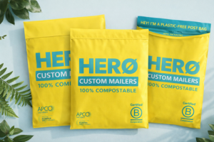 Eco-friendly custom mailers from Hero Packaging