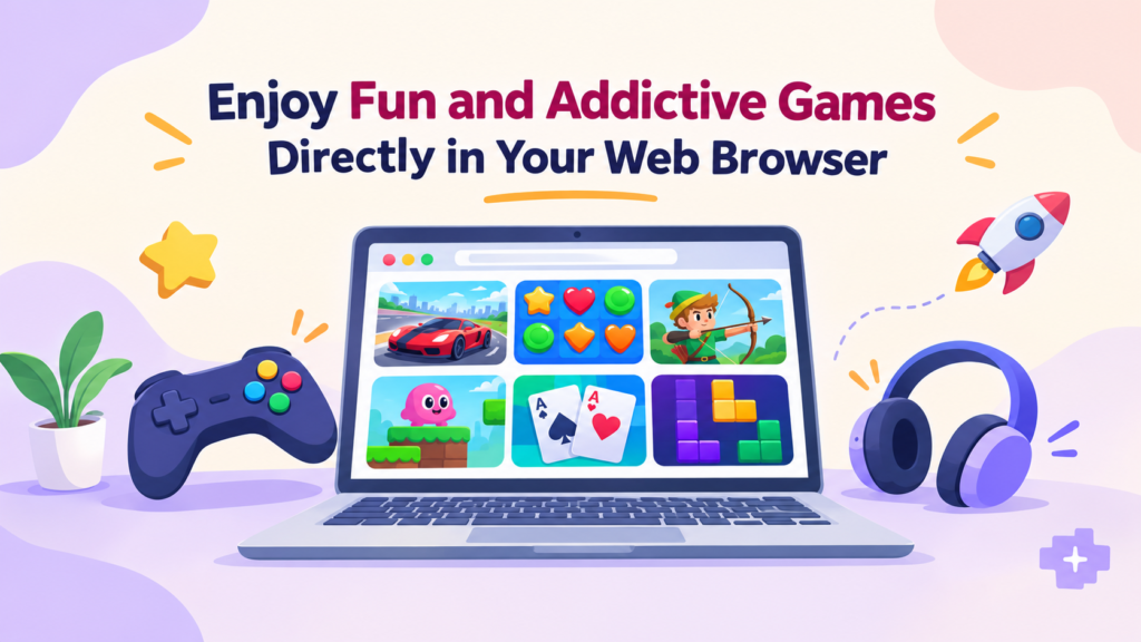 Enjoy Fun and Addictive Games Directly in Your Web Browser