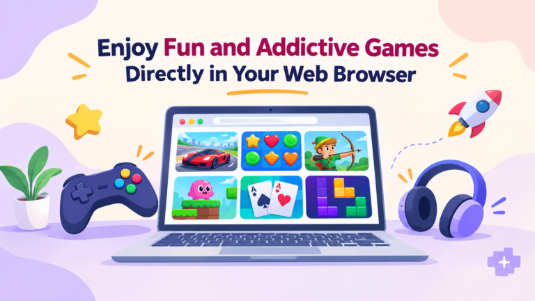 Enjoy Fun and Addictive Games Directly in Your Web Browser