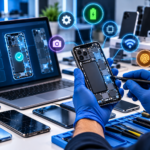 Futuristic Smartphone Diagnostics Lab