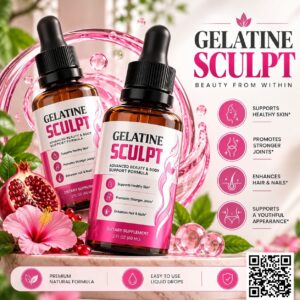 Gelatine Sculpt Beauty Supplement Ad