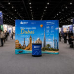 fabric pop up stand
