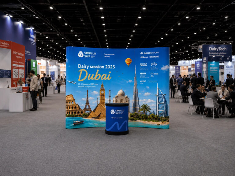fabric pop up stand