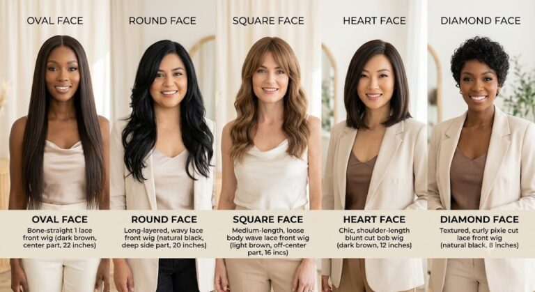 How to Choose the Best Lace Front Wigs for Your Face Shape