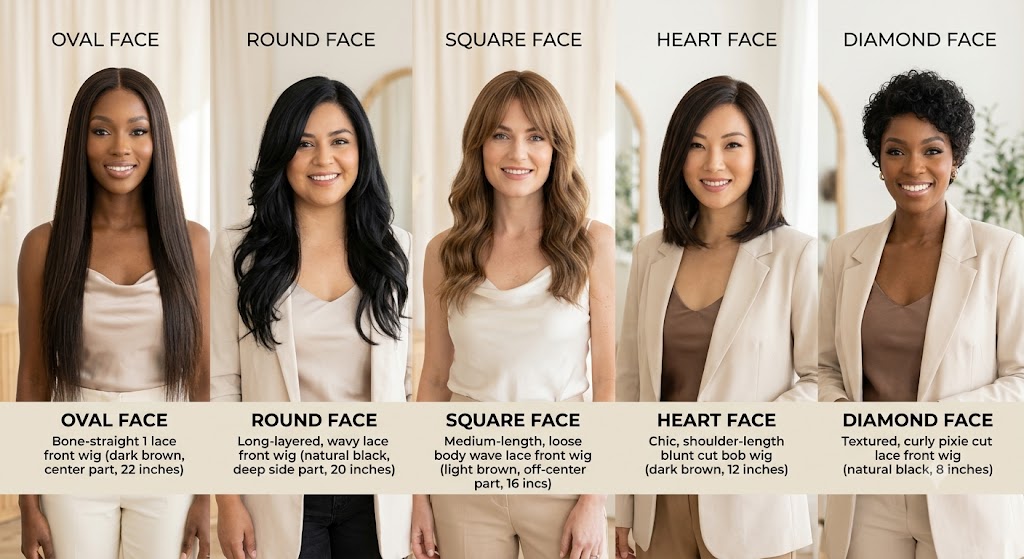 How to Choose the Best Lace Front Wigs for Your Face Shape