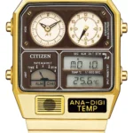 Citizen Ana-Digi Temp Reproduction Gold