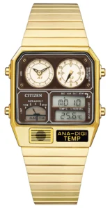 Citizen Ana-Digi Temp Reproduction Gold