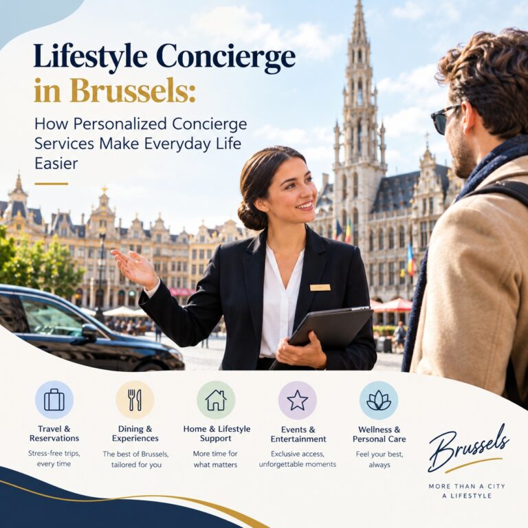 Lifestyle Concierge in Brussels - How Personalized Concierge Services Make Everyday Life Easier