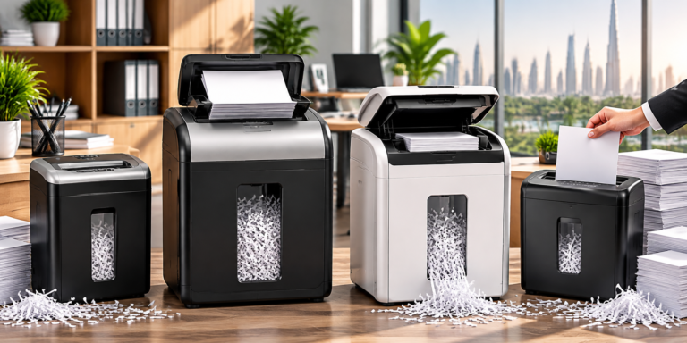 Modern Office Shredders in Action