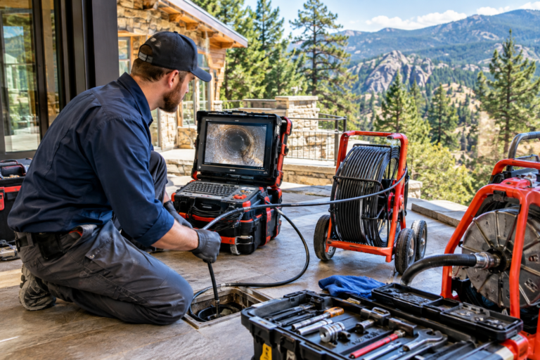 Mountain Home Drain Inspection