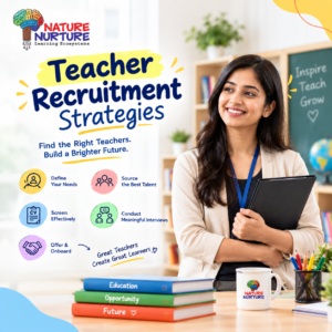 Teacher recruitment strategies in action as a school panel interviews a teaching candidate