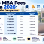 Online MBA Fees in India