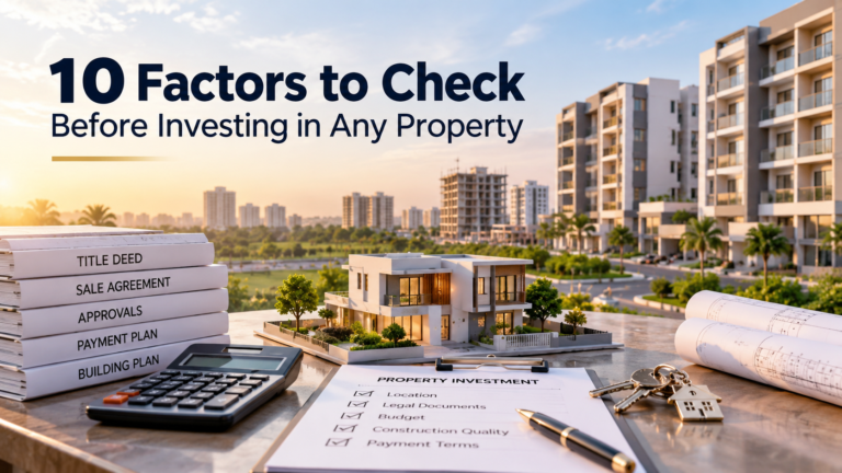 10 Factors to Check Before Investing in Any Property
