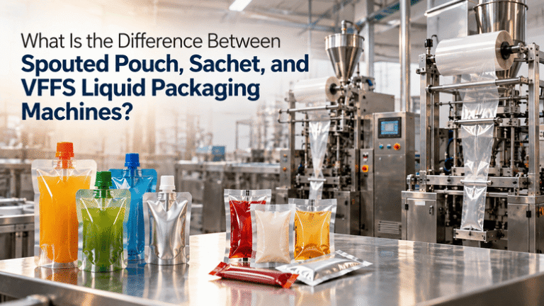 Spouted pouch, sachet, and VFFS liquid packaging machines compared