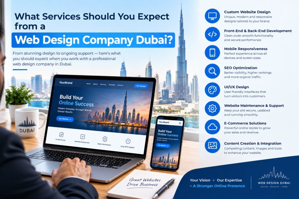 What Services Should You Expect from a Web Design Company Dubai?