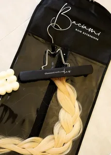 PVC plastic packaging bag for packing hair extension