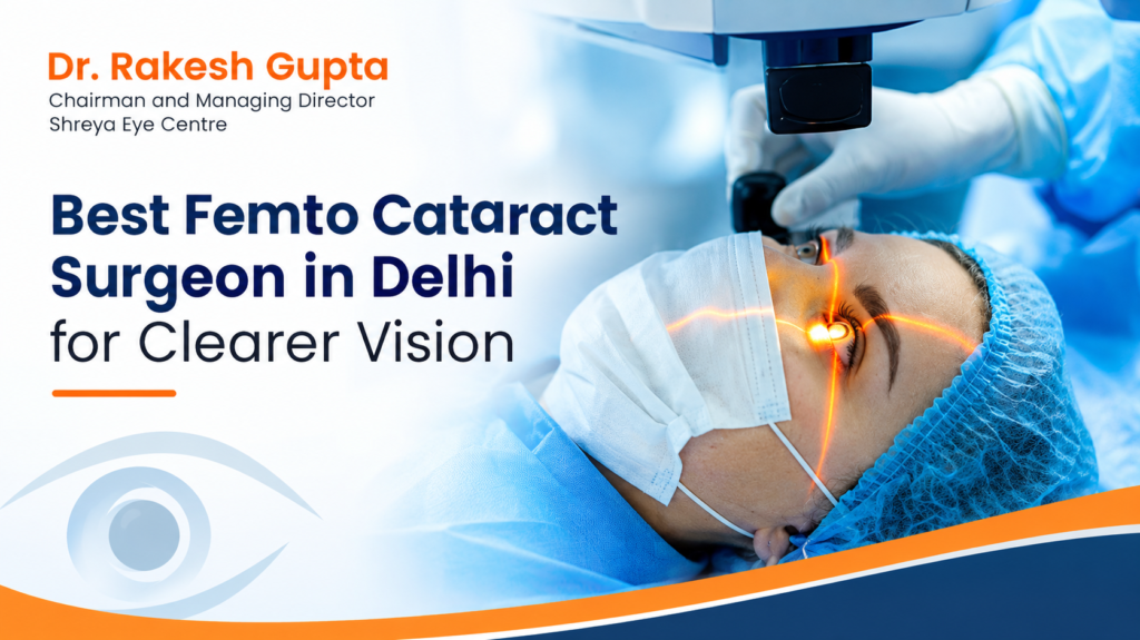 Best femto cataract surgeon in Delhi for advanced cataract care