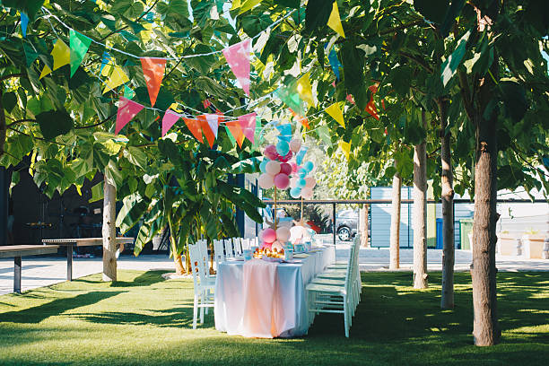 Birthday party stock photo