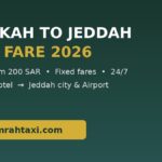 Makkah to Jeddah taxi fare