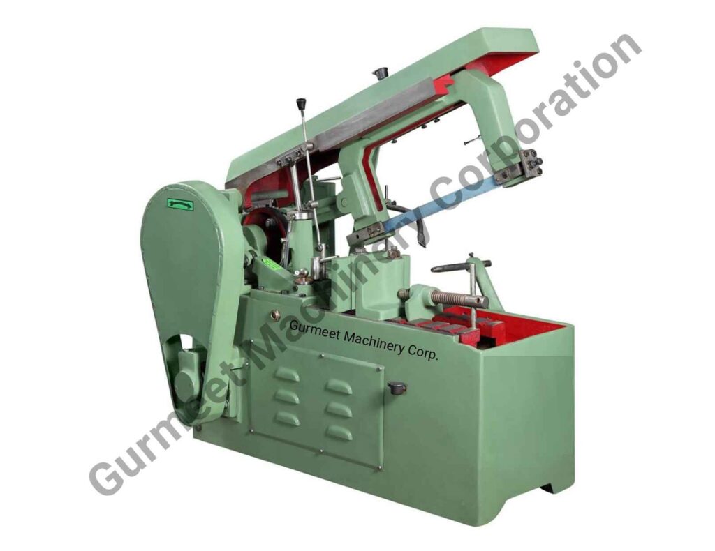 Power Hacksaw Machine Manufacturers offering an industrial metal cutting machine by Gurmeet Machinery Corporation.