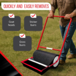 lawn burr remover