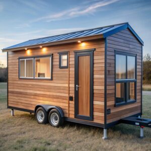 tiny trailer home